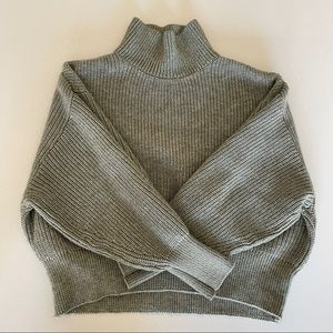 H&M chunky green turtleneck